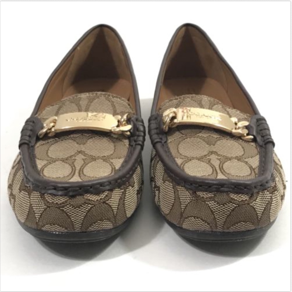 Coach A01918 Olive Loafers Moccasins Shoes - Picture 2 of 8